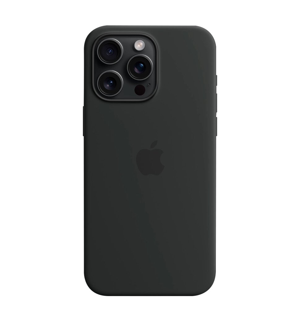 Apple Silicone Case with MagSafe Black (MT1M3) для iPhone 15 Pro Max –лаконичный стиль и функциональность